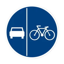 superficie segregada motorizados-ciclos